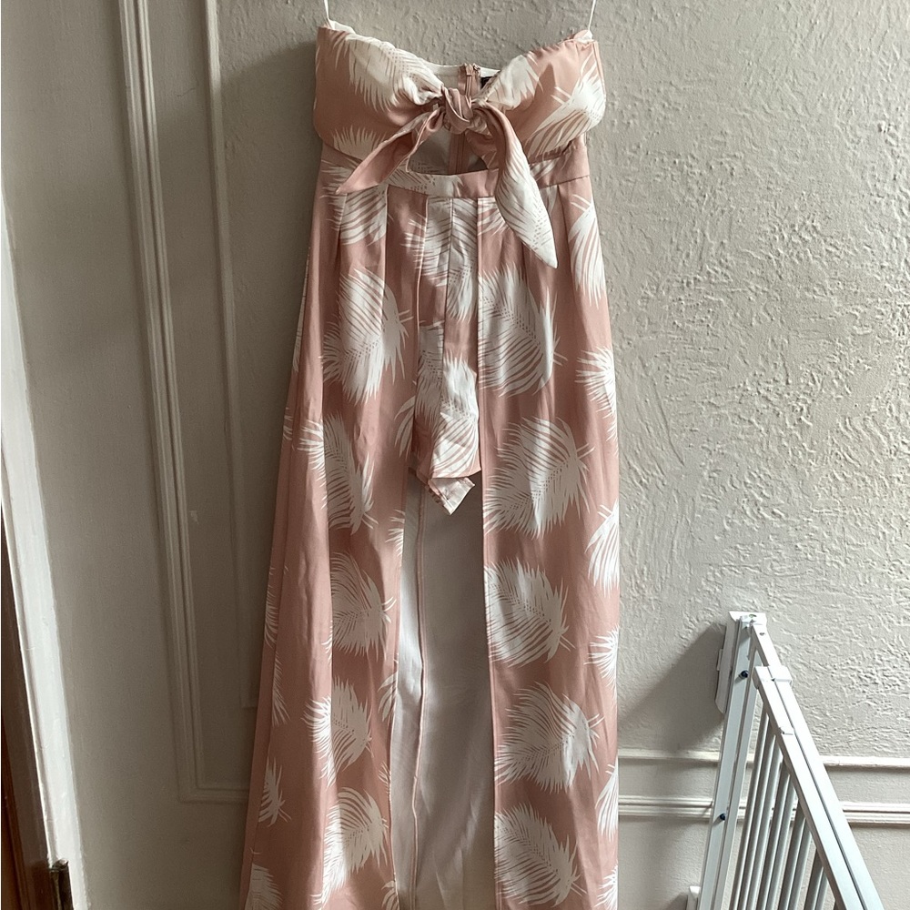 Getaway romper with over skirt